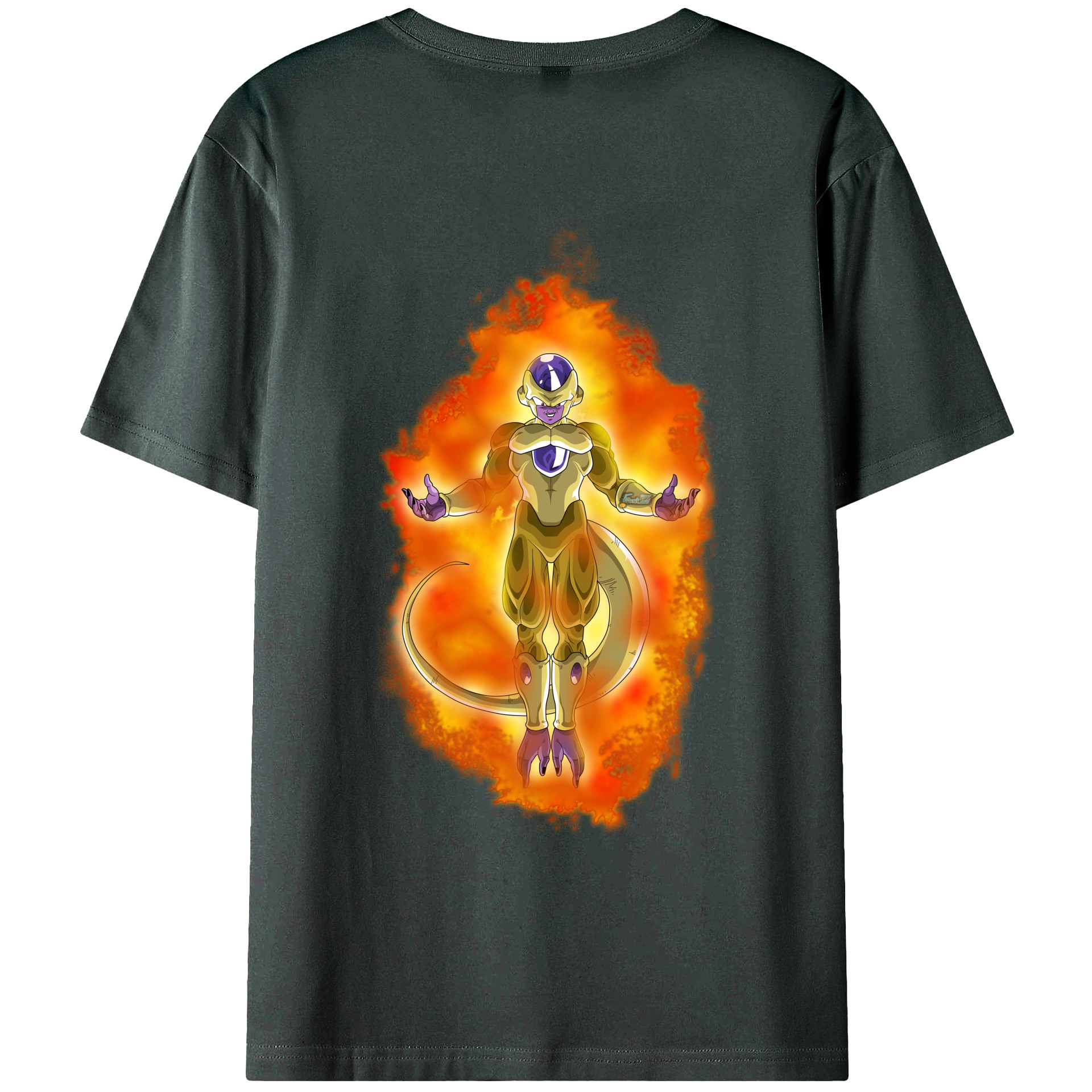 （画像用） ドラゴンボール フリーザ DRAGON BALL Frieza 綿100％ メンズ半袖Tシャツ（バックプリント） 通気性